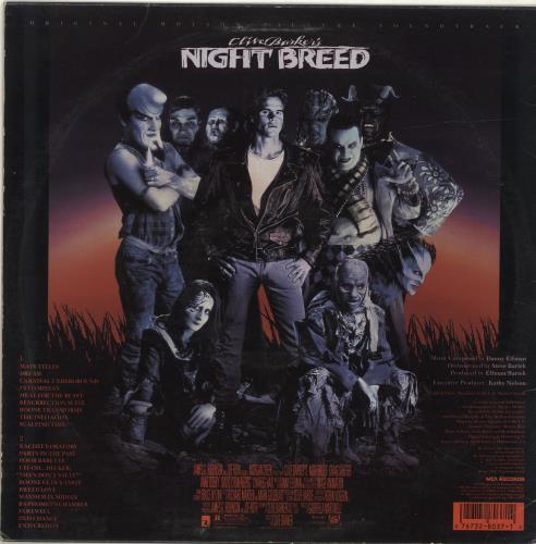 Danny Elfman Clive Barker's Nightbreed - EX vinyl LP album (LP record) US DXNLPCL692430