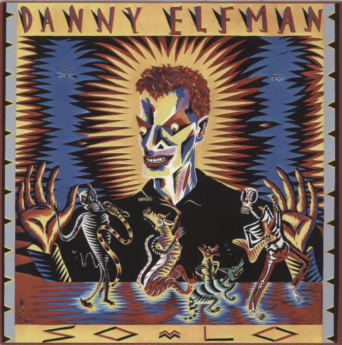 Danny Elfman So-Lo - Clear with Yellow Swirl Vinyl vinyl LP album (LP record) US DXNLPSO870073