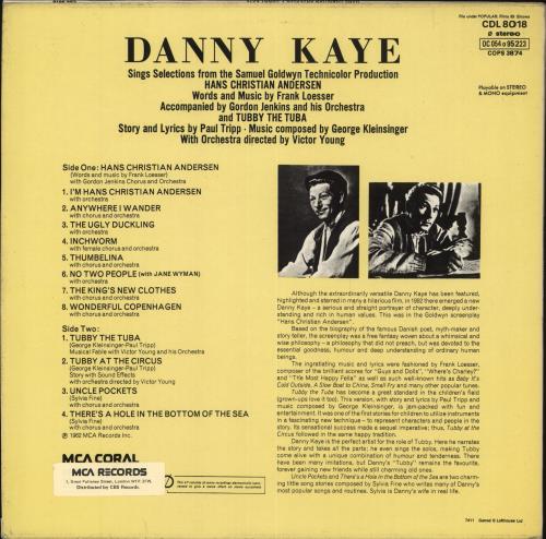 Danny Kaye Hans Christian Andersen vinyl LP album (LP record) US D01LPHA707648