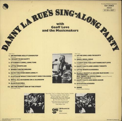 Danny La Rue Danny La Rue's Sing-Along Party vinyl LP album (LP record) UK DR3LPDA874548