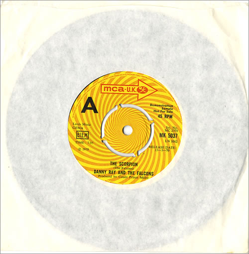 Danny Ray The Scorpion 7" vinyl single (7 inch record / 45) UK D0807TH484618