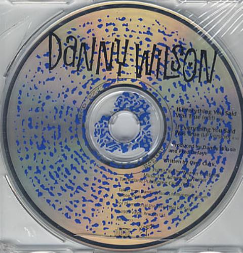 Danny Wilson If Everything You Said Was True CD single (CD5 / 5") US DWIC5IF352613