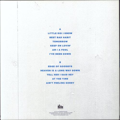 Danny Worsnop Shades Of Blue vinyl LP album (LP record) US 58NLPSH820735