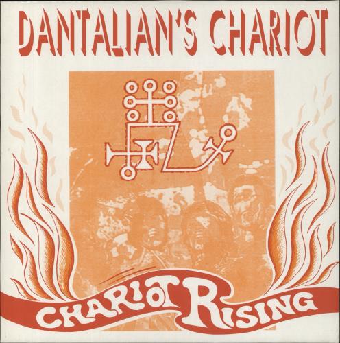 Dantalian's Chariot Chariot Rising + Postcard vinyl LP album (LP record) UK IOTLPCH342306