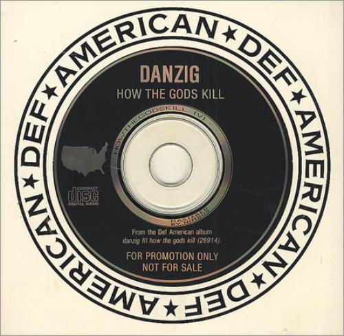 Danzig How The Gods Kill CD single (CD5 / 5") US ZIGC5HO410701