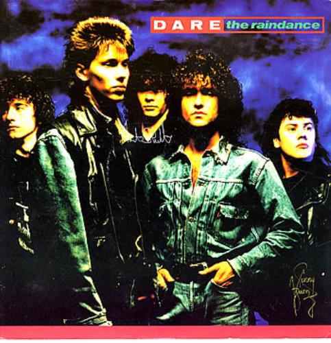 Dare The Raindance - Autographed 12" vinyl single (12 inch record / Maxi-single) UK D-E12TH300947