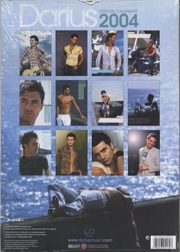 Darius Official Calendar 2004 calendar UK DIUCAOF263664