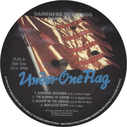 Dark Angel Darkness Descends vinyl LP album (LP record) UK DK-LPDA739506