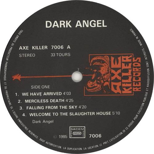 Dark Angel We Have Arrived vinyl LP album (LP record) French DK-LPWE739504