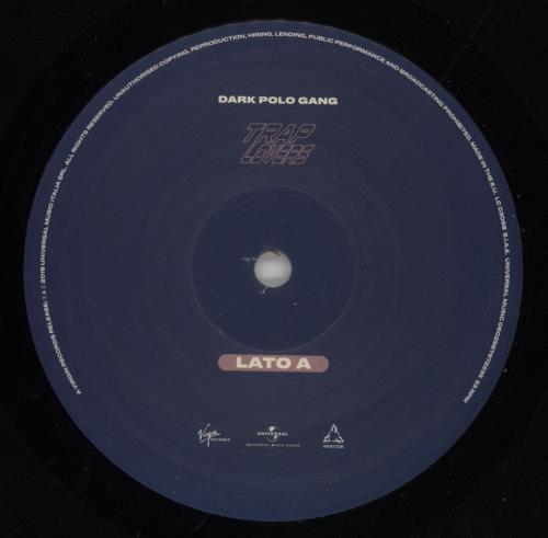 Dark Polo Gang Trap Lovers vinyl LP album (LP record) Italian 9B3LPTR865434