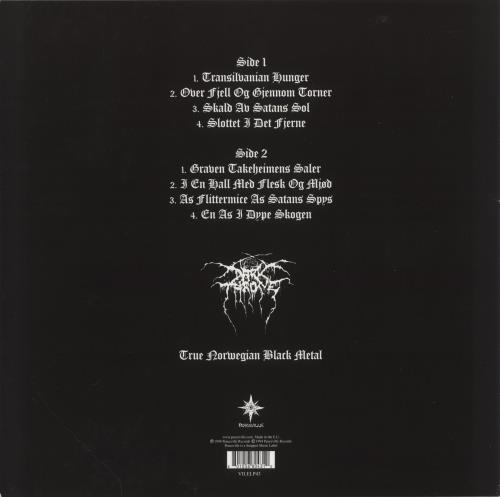 Darkthrone Transilvanian Hunger: Remastered - EX vinyl LP album (LP record) UK H4RLPTR868036