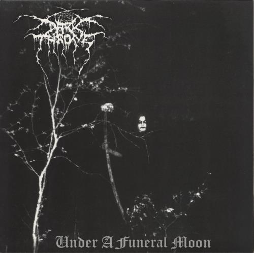 Darkthrone Under A Funeral Moon vinyl LP album (LP record) UK H4RLPUN868015