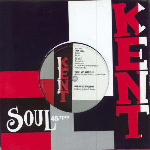 Darondo How I Got Over 7" vinyl single (7 inch record / 45) UK 4B707HO781405