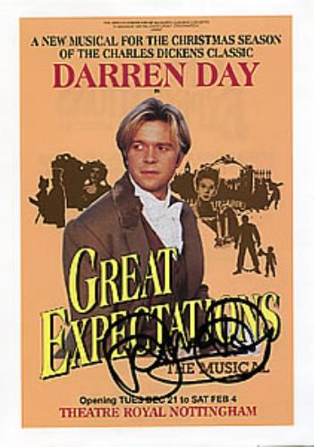 Darren Day Great Expectations memorabilia UK DDYMMGR283205