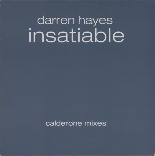 Darren Hayes Insatiable 12" vinyl single (12 inch record / Maxi-single) UK DHY12IN209090