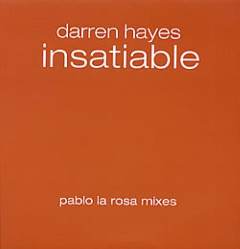 Darren Hayes Insatiable 12" vinyl single (12 inch record / Maxi-single) UK DHY12IN209091