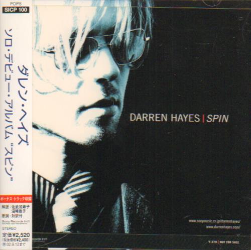 Darren Hayes Spin CD album (CDLP) Japanese DHYCDSP217555