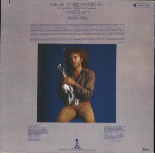 Darryl Way's Wolf Concerto For Electric Violin vinyl LP album (LP record) German WB8LPCO768419