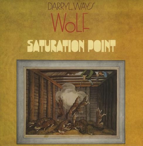 Darryl Way's Wolf Saturation Point - 1st vinyl LP album (LP record) UK WB8LPSA381532