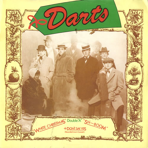 Darts White Christmas P/S UK 7" vinyl single (7 inch record / 45