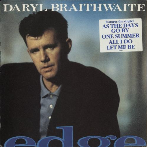 Daryl Braithwaite Edge - Hype-sticker vinyl LP album (LP record) UK BTWLPED873300