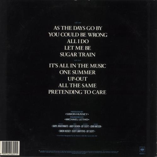 Daryl Braithwaite Edge - Hype-sticker vinyl LP album (LP record) UK BTWLPED873300