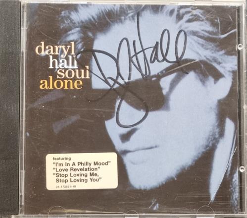 Daryl Hall Soul Alone Autographed Austrian CD Album CDLP 813497 daryl-hall-soul-alone-autographed-austrian-cd-album-cdlp-813497
