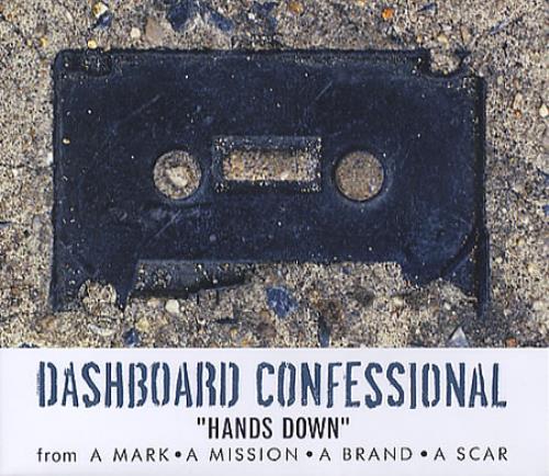 Dashboard Confessional Hands Down CD single (CD5 / 5") Japanese DACC5HA349746