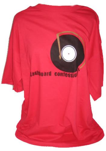 Dashboard Confessional Record T-Shirt - XL t-shirt US DACTSRE375911
