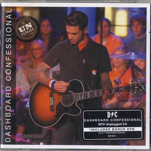 Dashboard Confessional MTV Unplugged v2.0 UK 2disc CD/DVD set (243707)