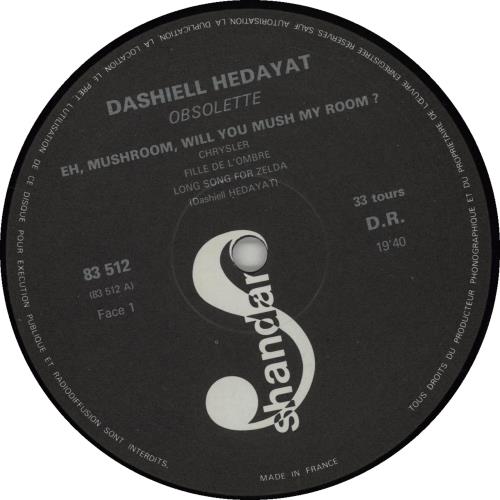 Dashiell Hedayat Obsolete - Black Label vinyl LP album (LP record) French HDYLPOB671176