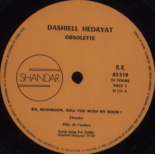 Dashiell Hedayat Obsolete - Orange Label vinyl LP album (LP record) French HDYLPOB688563