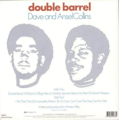 Dave And Ansel Collins Double Barrel - Orange 180 Gram Vinyl vinyl LP album (LP record) UK D+ALPDO871796