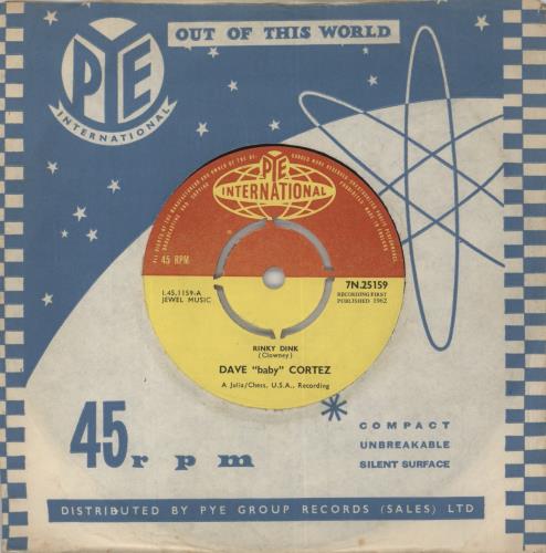 Dave 'Baby' Cortez Rinky Dink 7" vinyl single (7 inch record / 45) UK EQY07RI851002