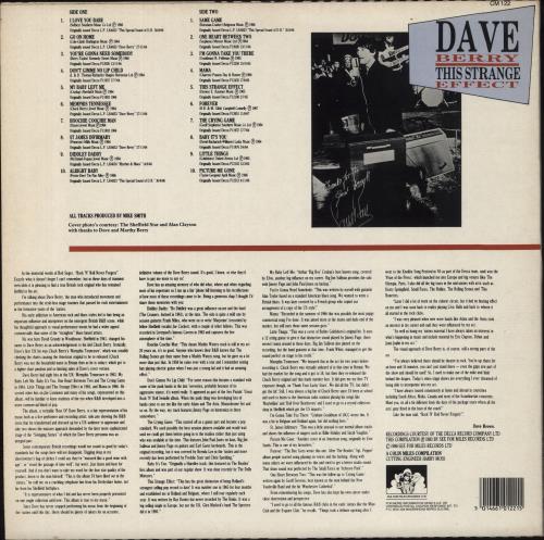 Dave Berry This Strange Effect vinyl LP album (LP record) UK VEBLPTH830849