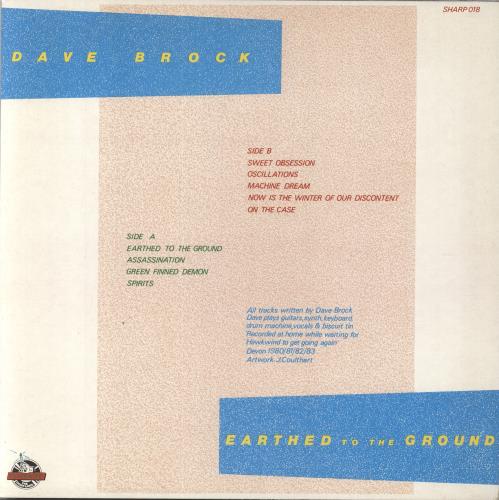 Dave Brock Earthed To The Ground vinyl LP album (LP record) UK DE3LPEA341732