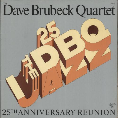 Dave Brubeck 25th Anniversary Reunion vinyl LP album (LP record) French DBRLPTH708993