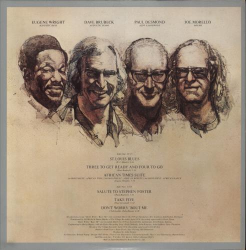 Dave Brubeck 25th Anniversary Reunion vinyl LP album (LP record) Japanese DBRLPTH872534