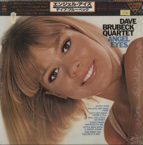 Dave Brubeck Angel Eyes + Obi & Open Shrink vinyl LP album (LP record) Japanese DBRLPAN876106