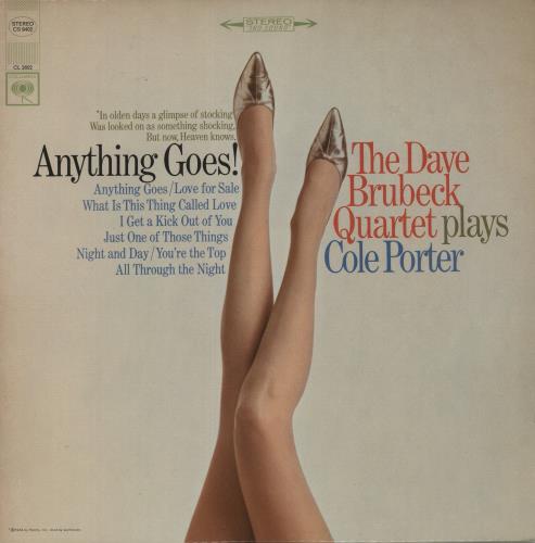 Dave Brubeck Anything Goes! vinyl LP album (LP record) US DBRLPAN880502
