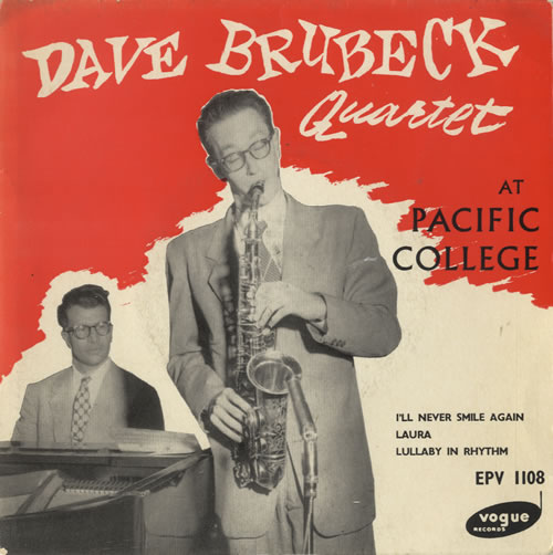 Dave Brubeck At Pacific College EP 7" vinyl single (7 inch record / 45) UK DBR07AT509372
