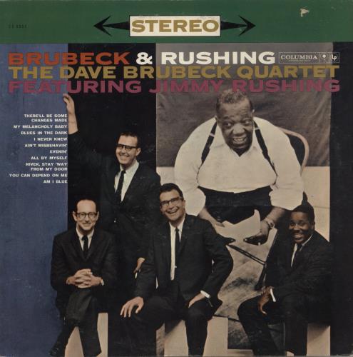 Dave Brubeck Brubeck & Rushing vinyl LP album (LP record) US DBRLPBR879392