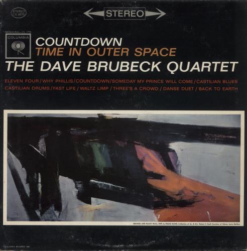 Dave Brubeck Countdown: Time In Outer Space - EX vinyl LP album (LP record) US DBRLPCO878510