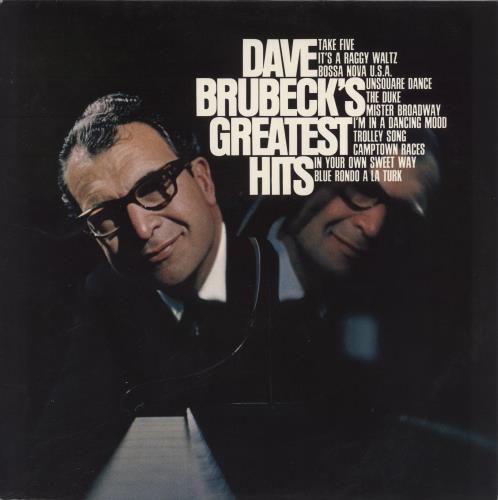 Dave Brubeck Dave Brubeck's Greatest Hits vinyl LP album (LP record) Dutch DBRLPDA577054