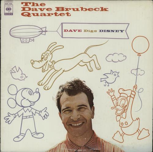 Dave Brubeck Dave Digs Disney vinyl LP album (LP record) Japanese DBRLPDA645366