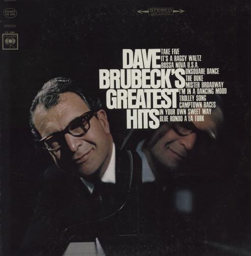 Dave Brubeck Greatest Hits - 2nd vinyl LP album (LP record) US DBRLPGR757690