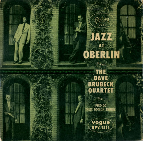 Dave Brubeck Jazz At Oberlin 7" vinyl single (7 inch record / 45) UK DBR07JA548948