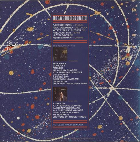 Dave Brubeck Stardust 2-LP vinyl record set (Double LP Album) US DBR2LST565577