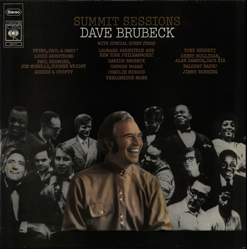 Dave Brubeck Summit Sessions vinyl LP album (LP record) Italian DBRLPSU584324