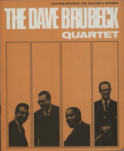 Dave Brubeck The Dave Brubeck Quartet tour programme UK DBRTRTH565391
